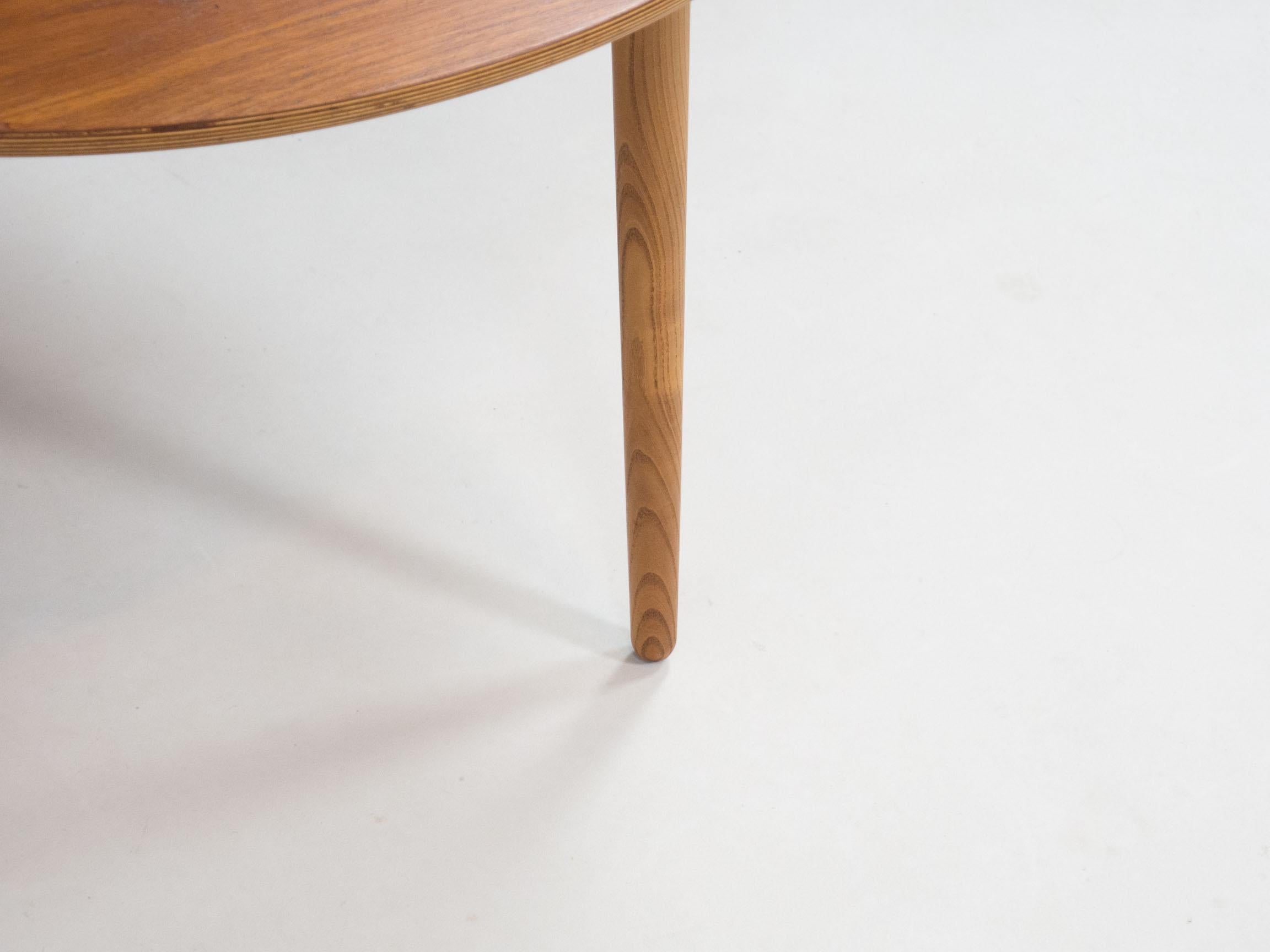 Danish Fritz Hansen Teak & Ash ‘Heart’ Dining Table – Hans J. Wegner