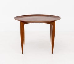 Fritz Hansen Teak Folding Tray Table