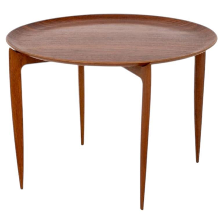 Fritz Hansen Teak Folding Tray Table