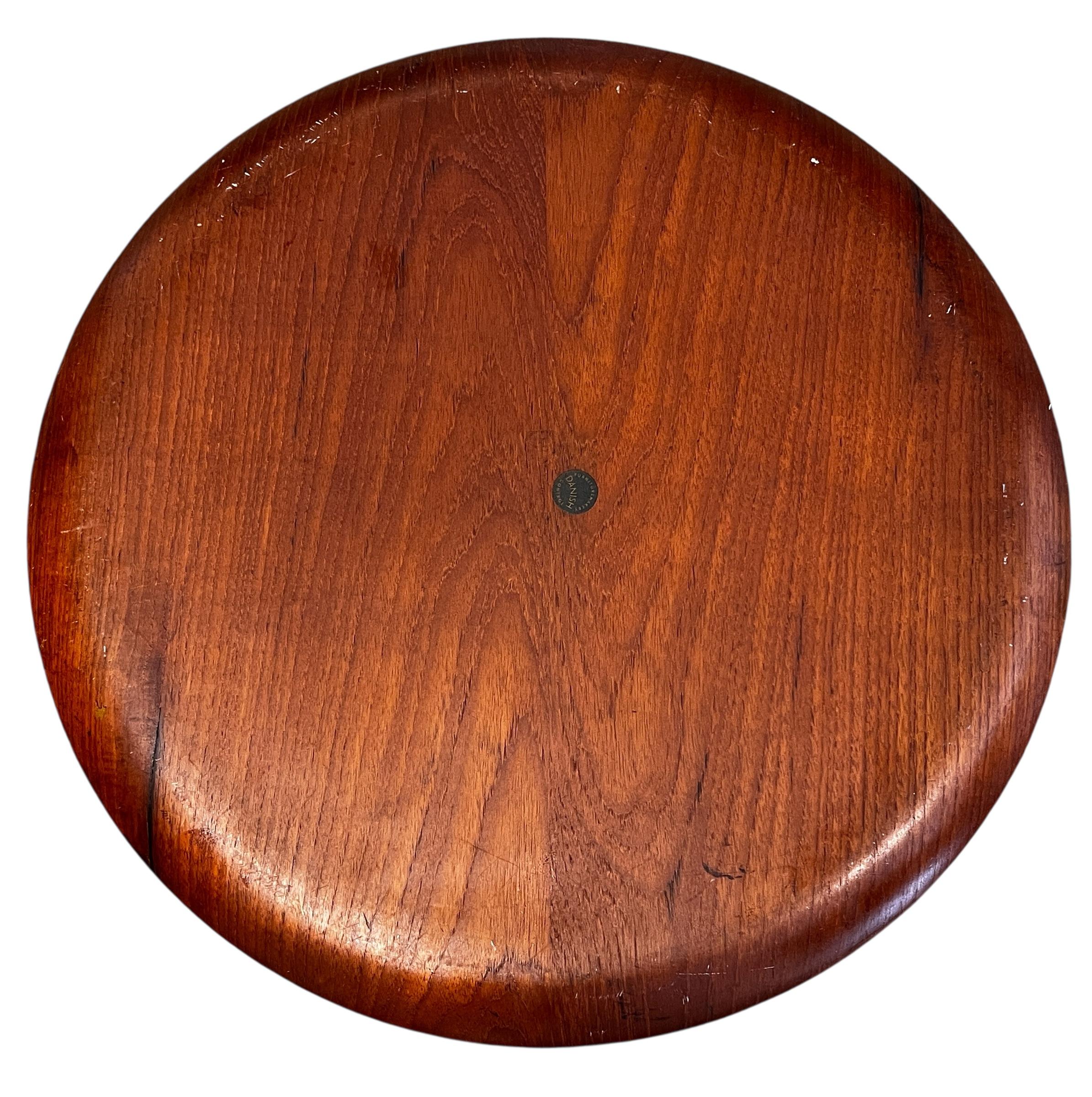 Fritz Hansen Teakwood Folding Tray Table by Svend Willumsen & H Engholm (20. Jahrhundert) im Angebot