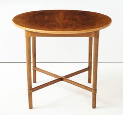 Fritz Hansen Walnut Side Table, circa 1950s