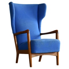 Fritz Hansen Wingback Lounge Chair Danish Midcentury