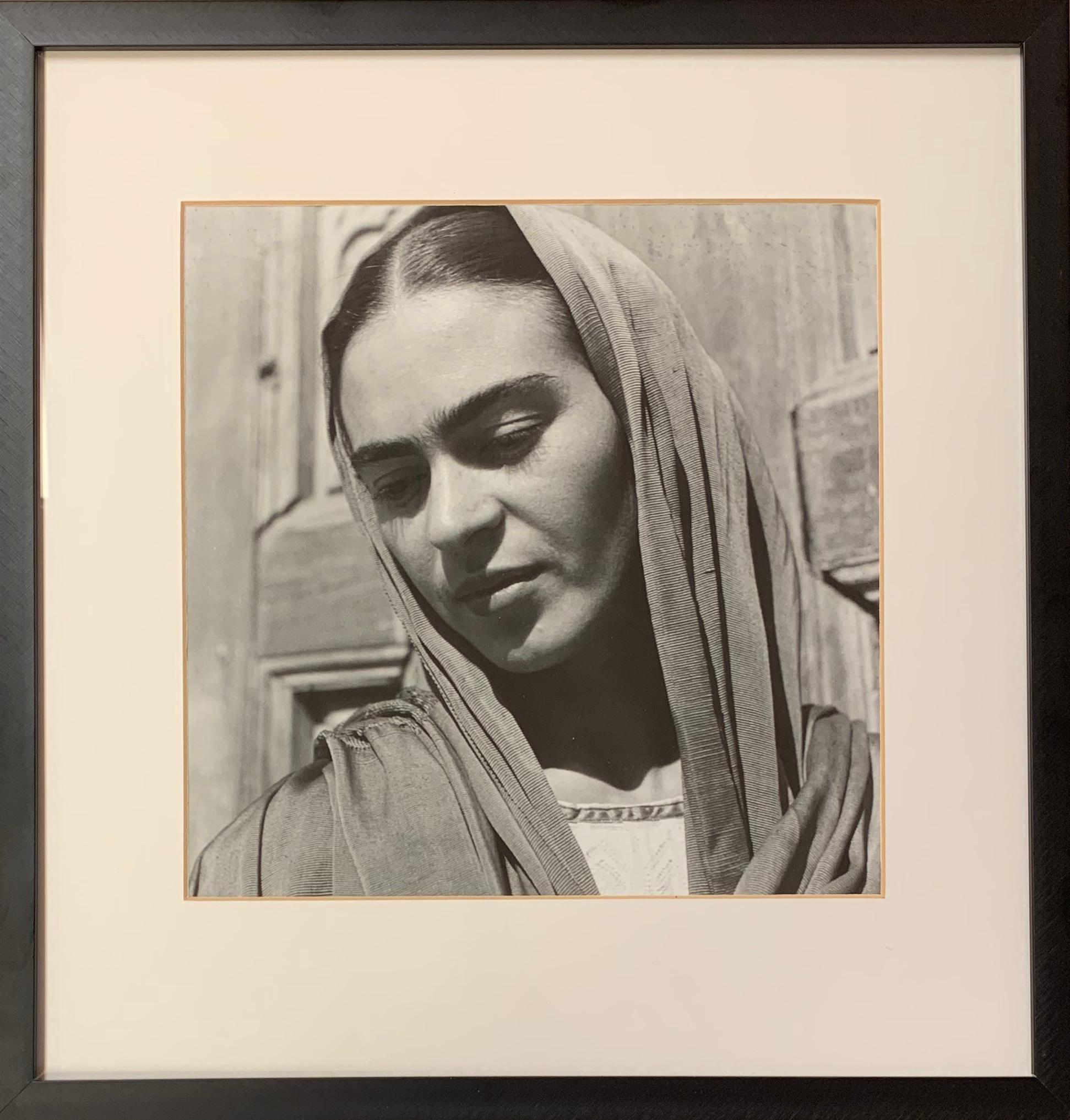 Frida Kahlo Holding Her Shawl, 1936 - Photograph by Fritz Henle
