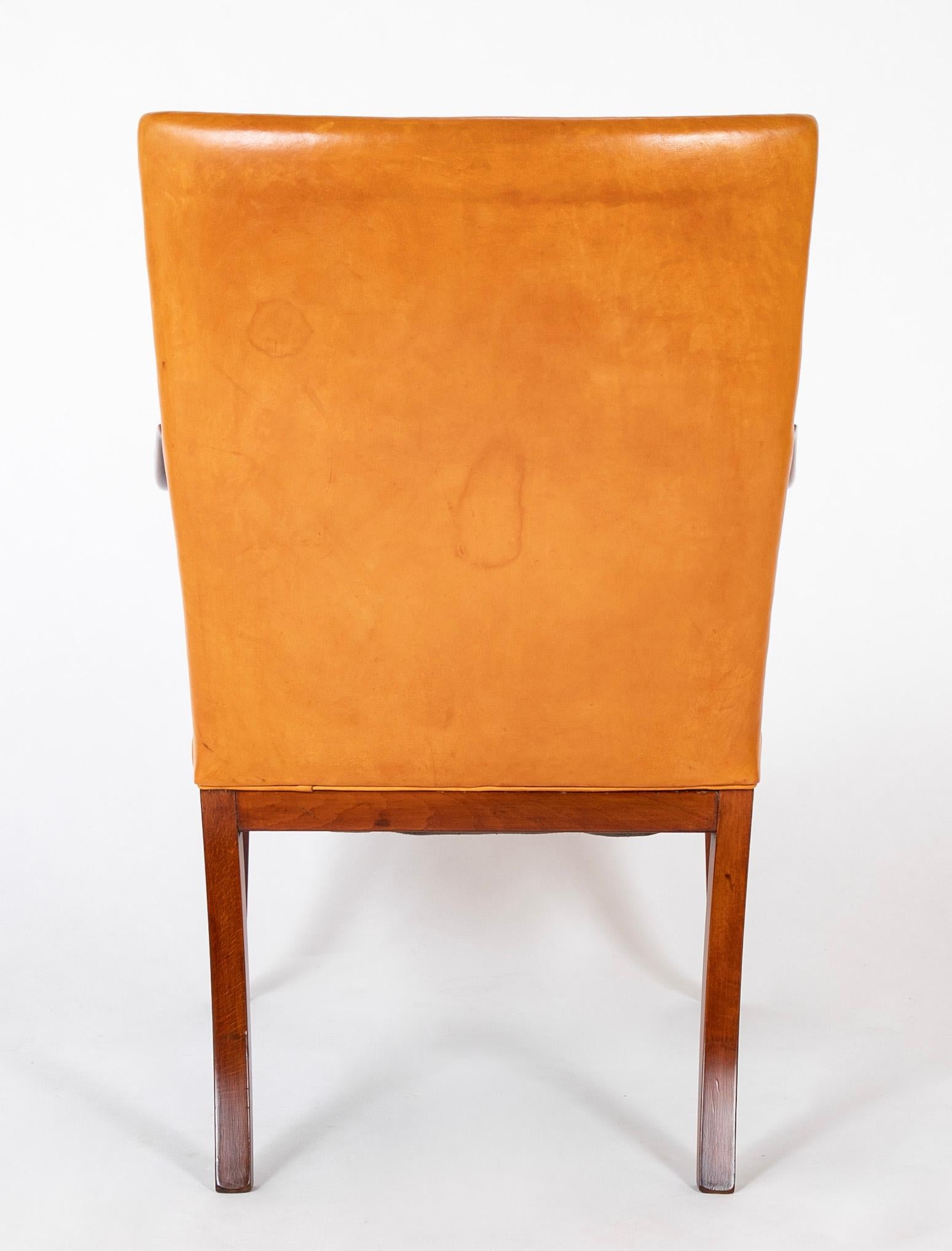 Beech Fritz Henningsen Arm Chair For Sale