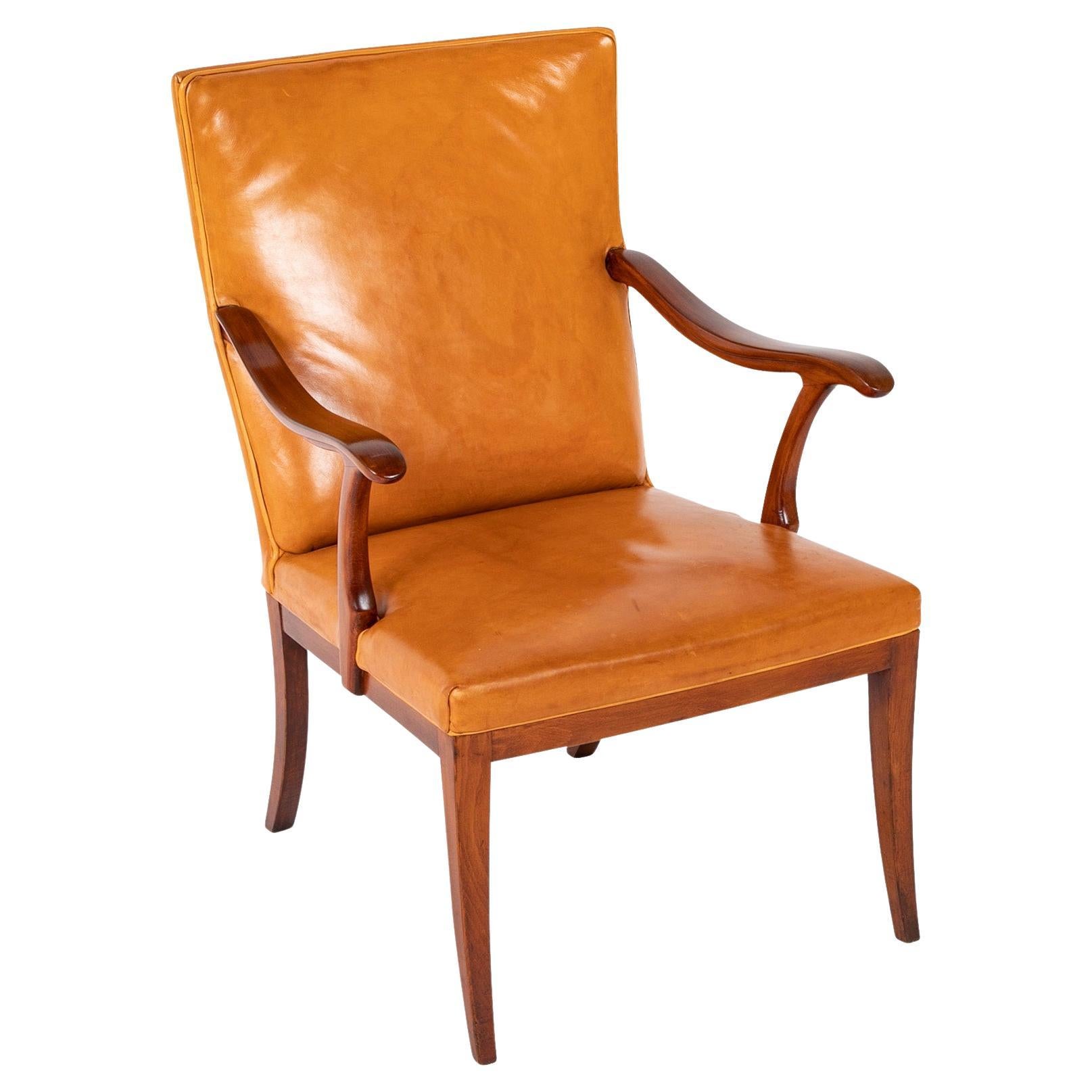 Fritz Henningsen Arm Chair For Sale