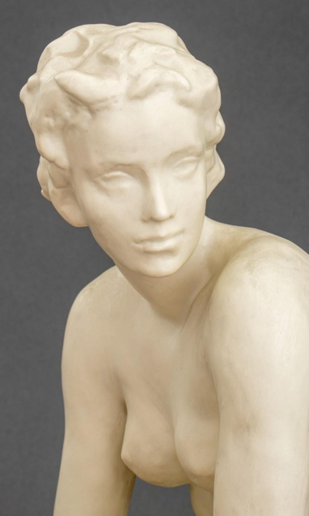 Hellenistic Fritz Klimsch for Rosenthal Bisque Sculpture