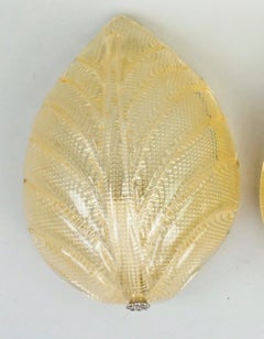 Fritz Kurz Sconces for Orrefors a Pair Sweden, 1960