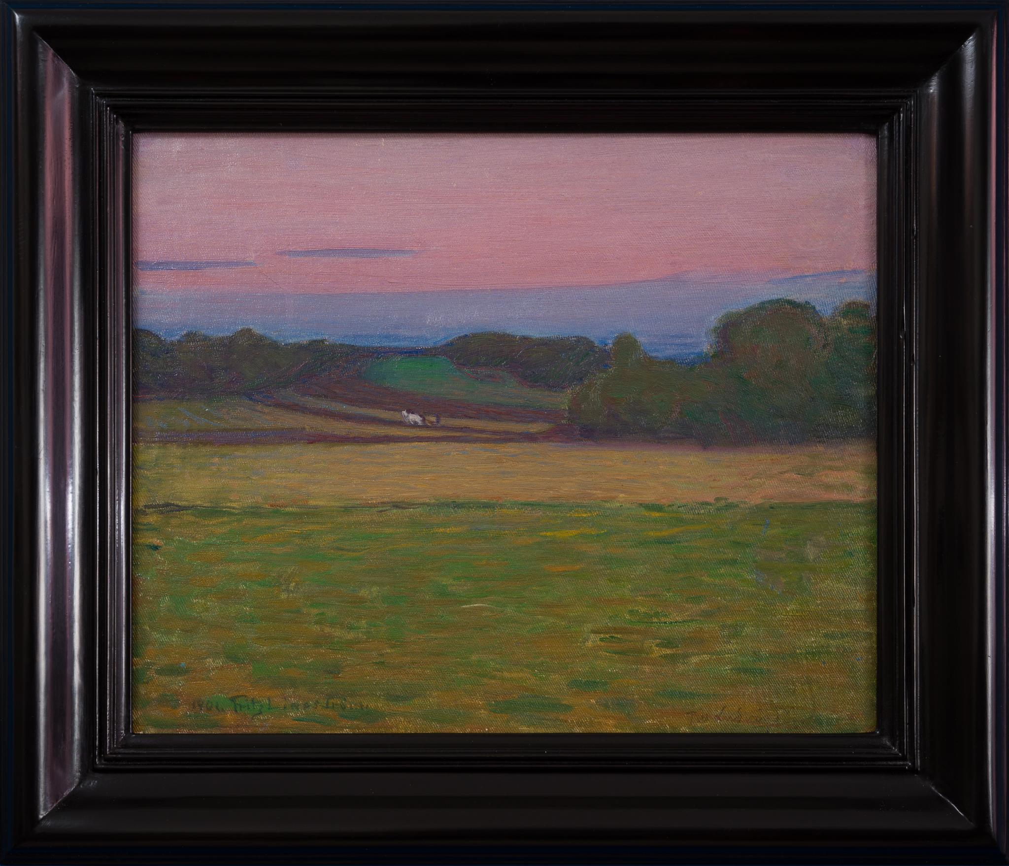 Fritz Lindström Animal Painting - An Autumn Evening Study, 1901 (En höstkvällstudie, 1901)