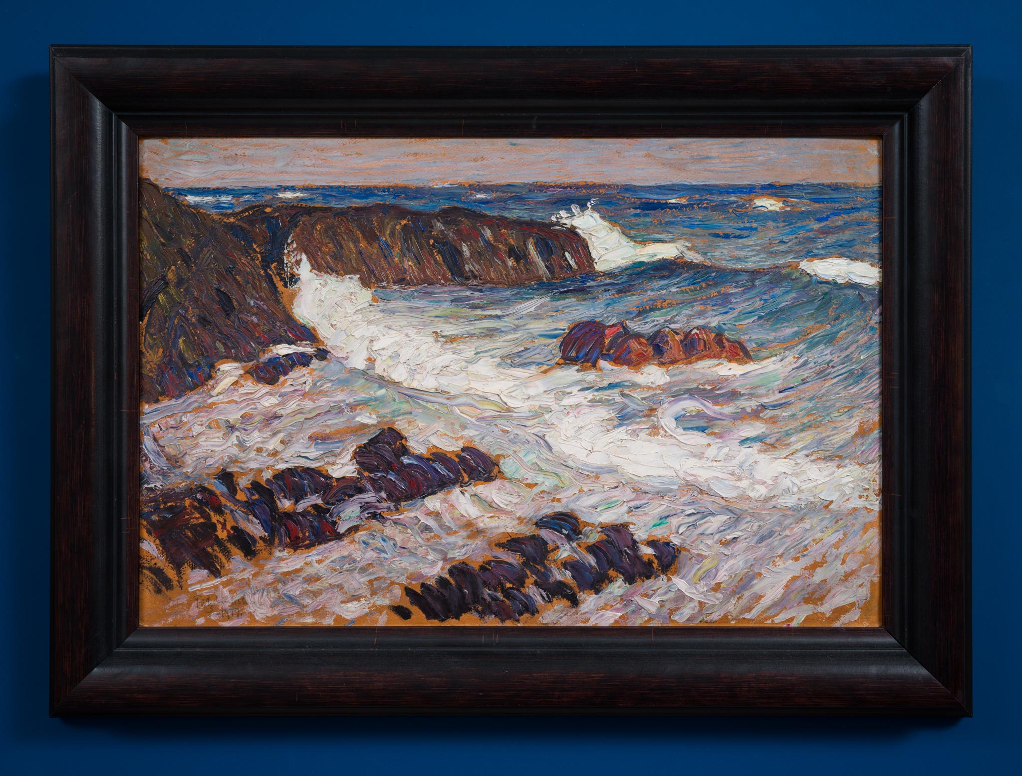 Acqua salata (Kullen) 1917 dell'artista svedese Fritz Lindström (The Racken Group) 1