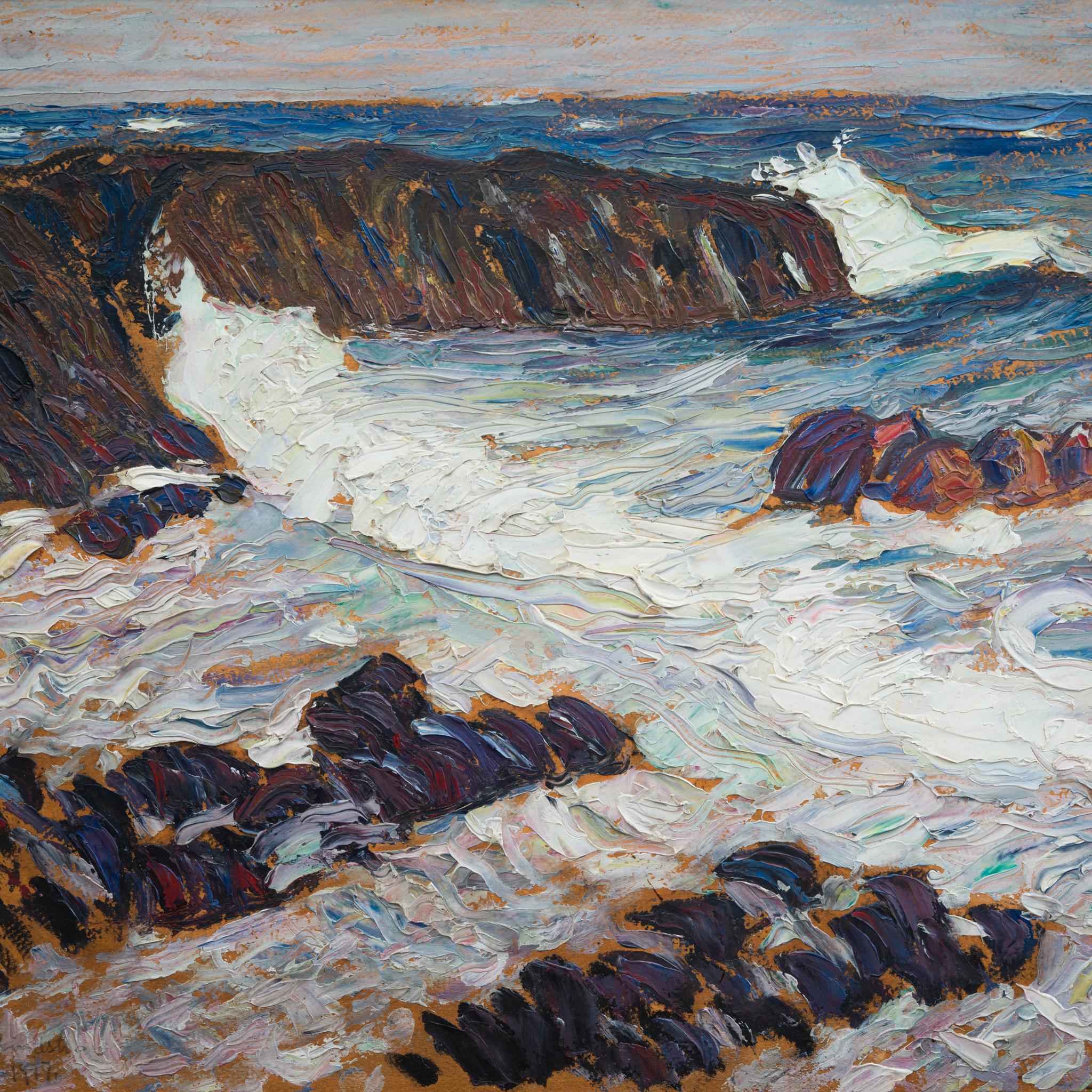 Saltwater (Kullen) 1917 by Swedish Artist Fritz Lindström (The Racken Group) 3