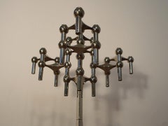 Fritz Nagel 1960s Design Modular and Chrome Candleholder Set of S22 Collection