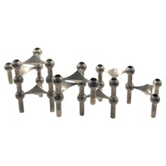 Fritz Nagel & Ceasar Stoffi, Modular candle holder, prod. BMF, 1960s