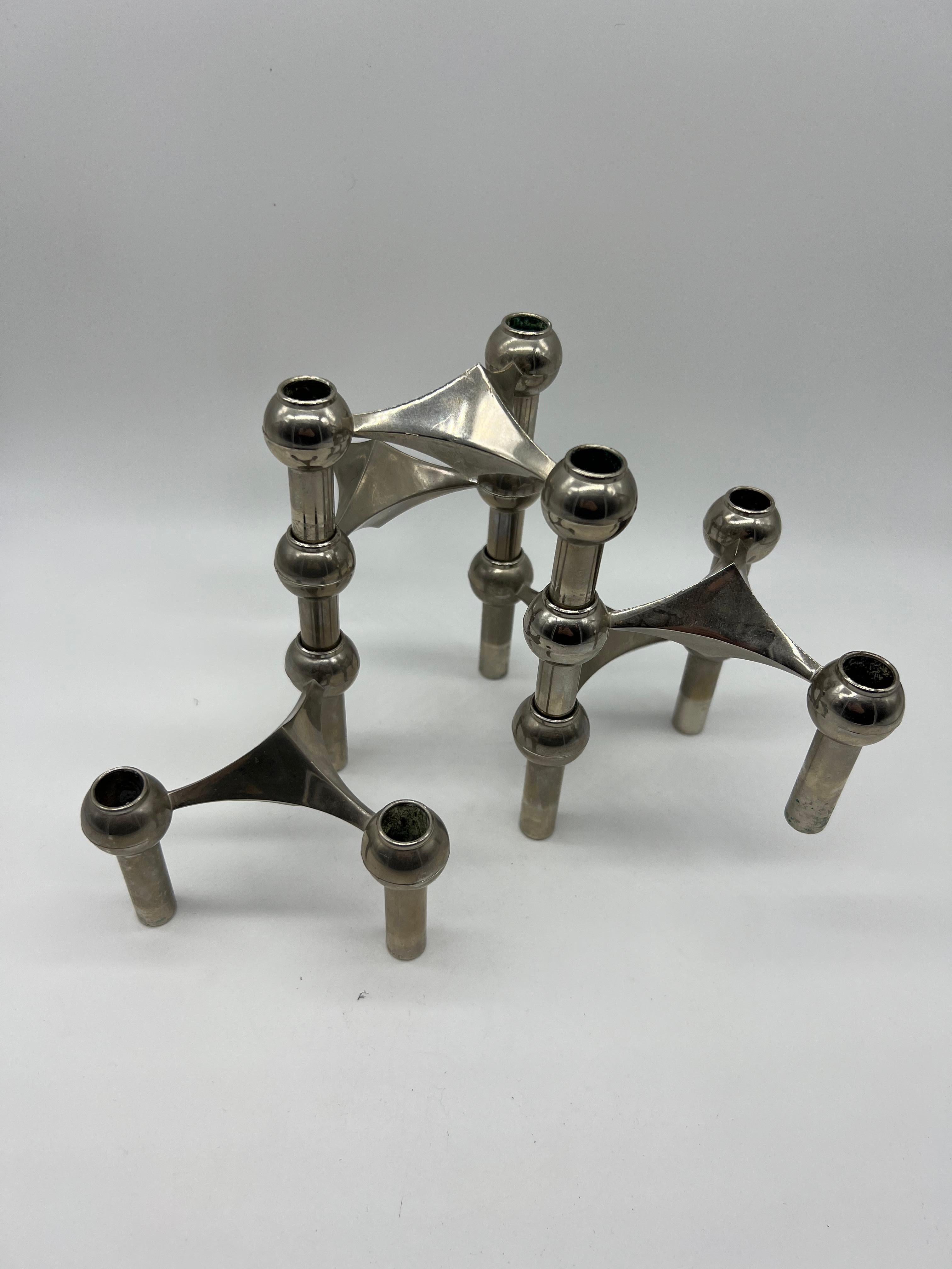 Other Fritz Nagel, Modular Candlestick, Germany, 1960 For Sale