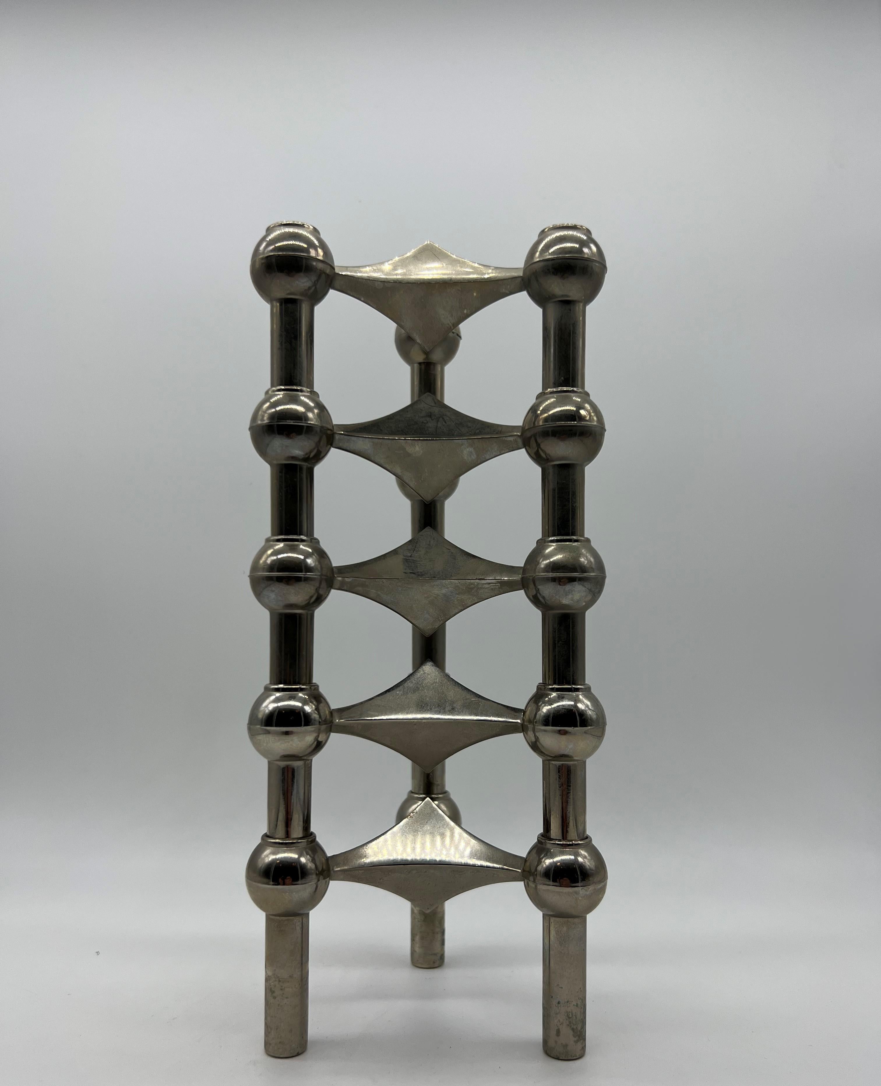 Mid-20th Century Fritz Nagel, Modular Candlestick, Germany, 1960 For Sale