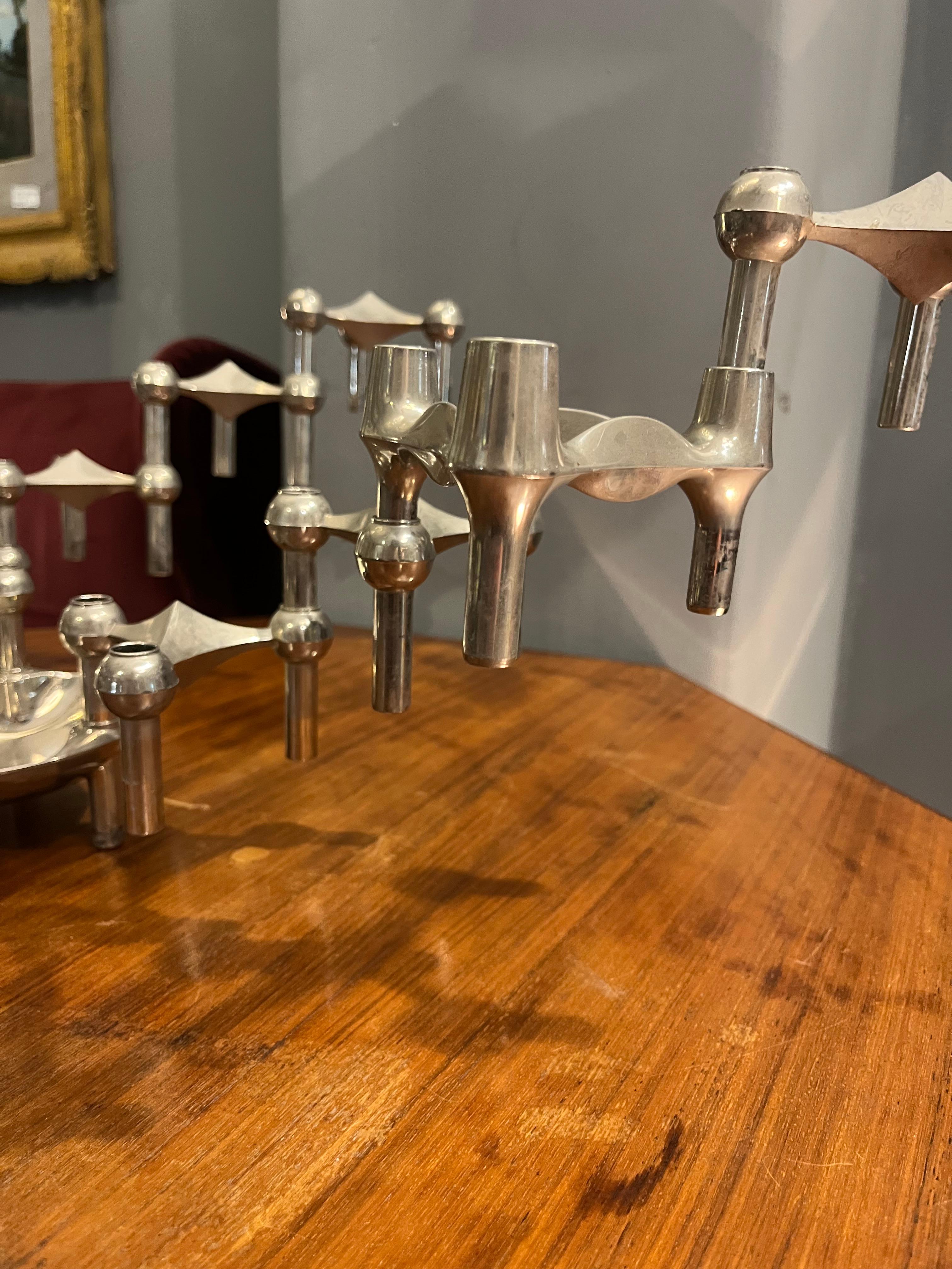 Fritz Nagel modular chandelier from the 60s For Sale 5