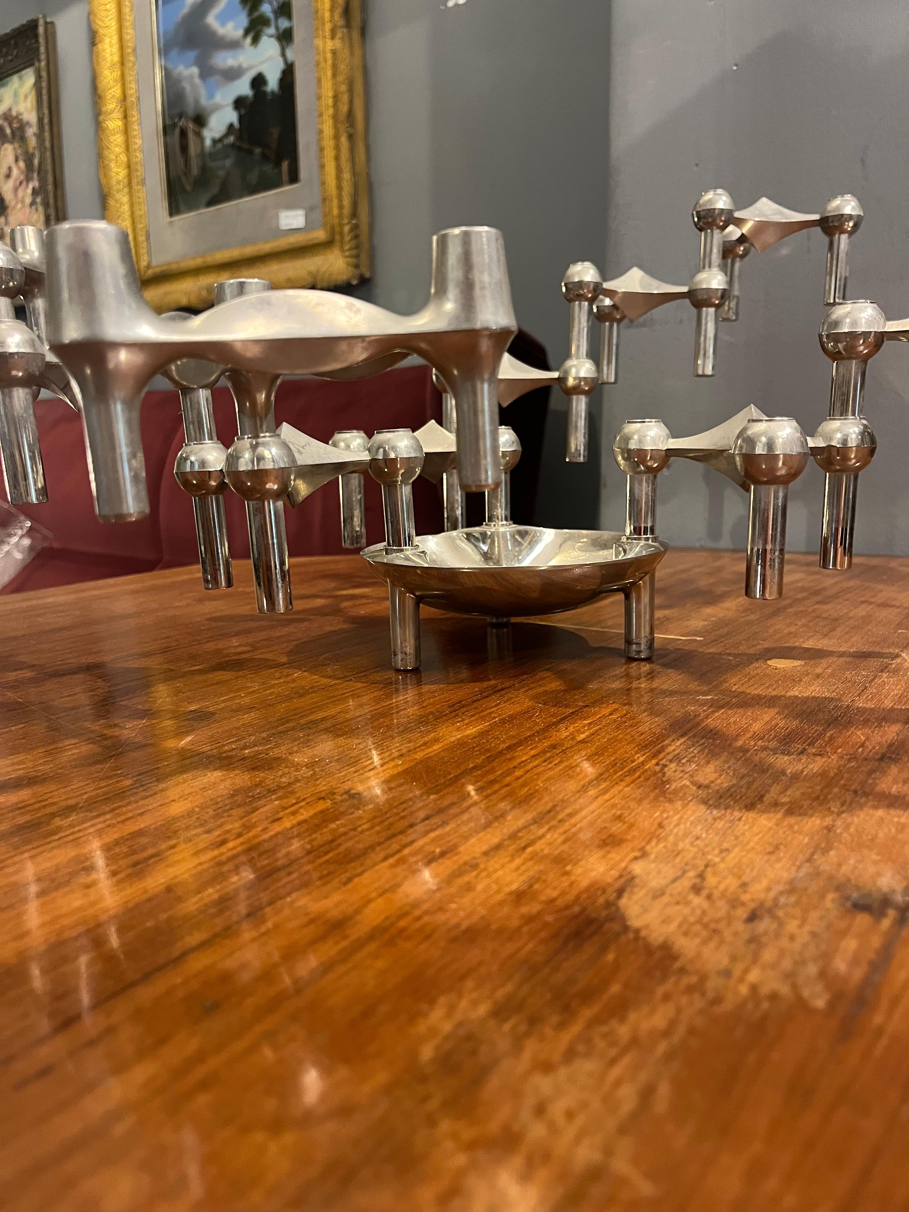 Fritz Nagel modular chandelier from the 60s For Sale 6