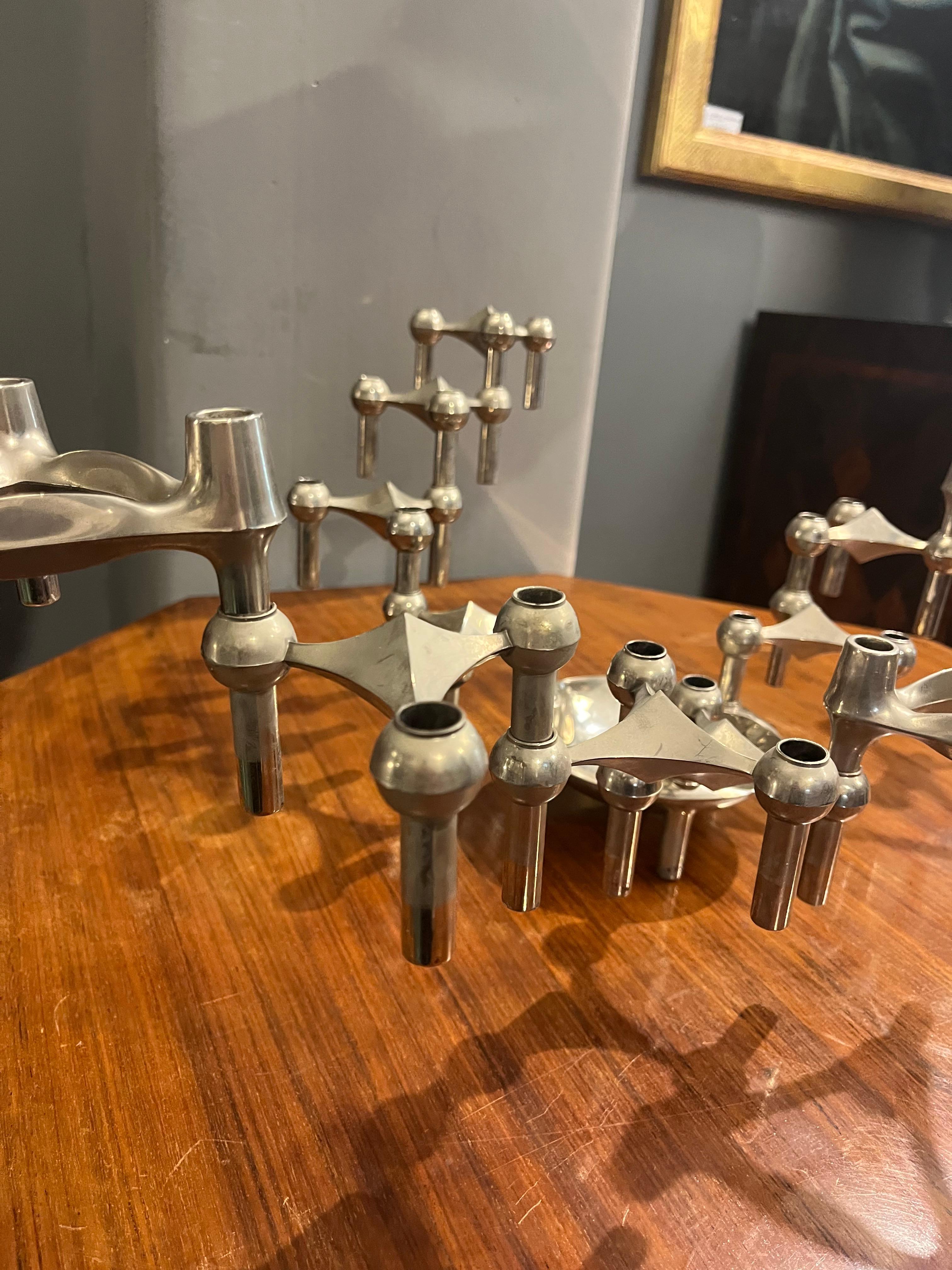 Fritz Nagel modular chandelier from the 60s In Good Condition For Sale In Catania, IT