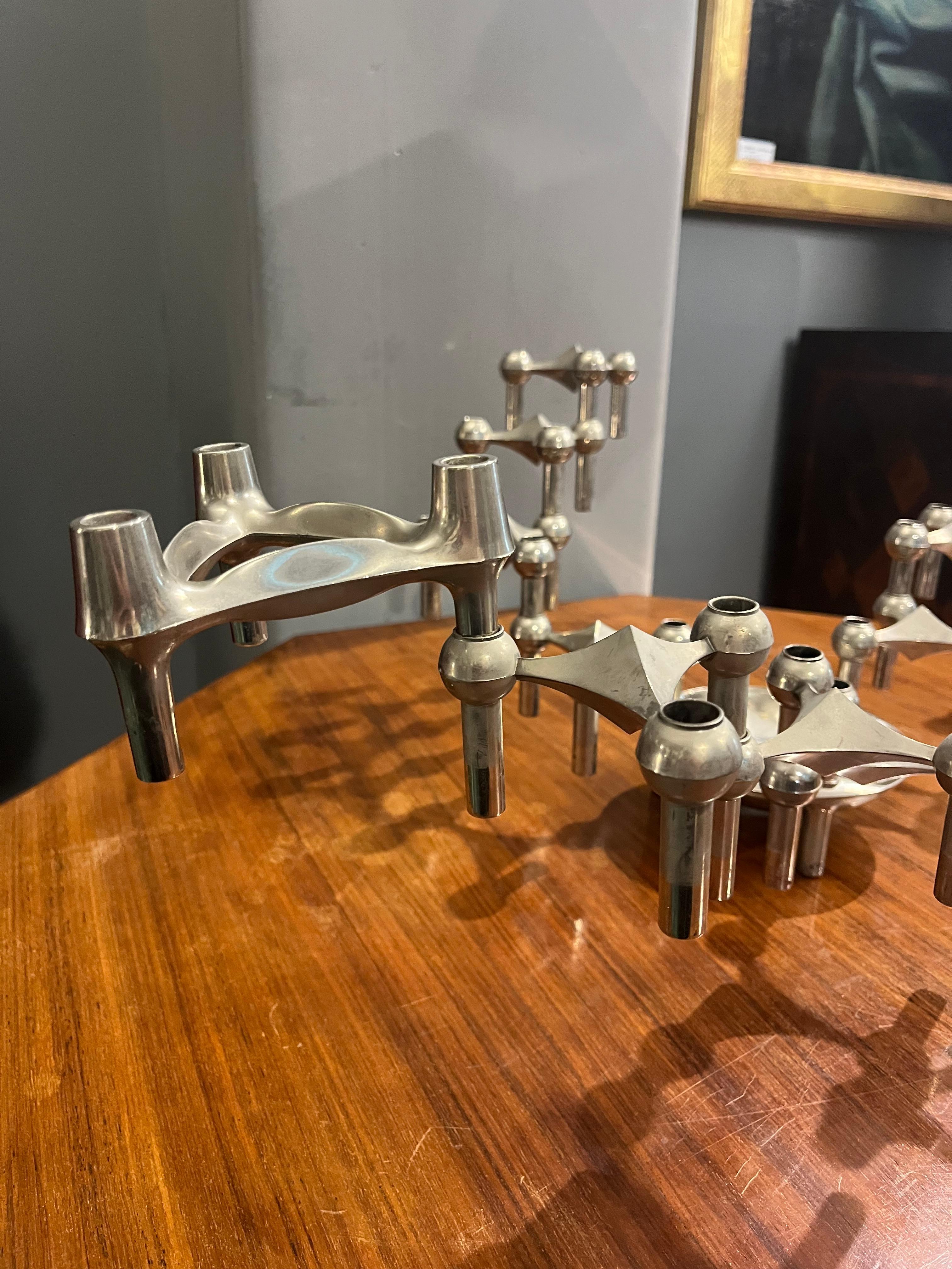 Fritz Nagel modular chandelier from the 60s For Sale 3