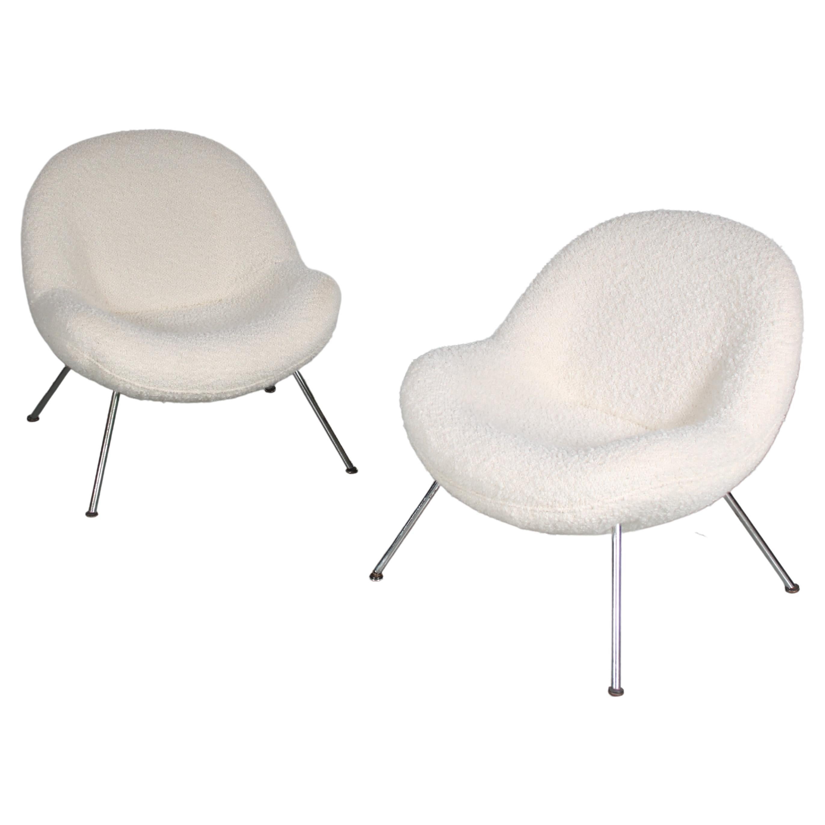 Fritz Neth “Egg” Chairs for Correcta, Germany 1950 For Sale