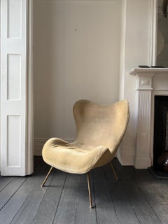 Fritz Neth "Madame" Chair with Original Upholstery, Germany, 1950s