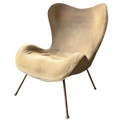 Fritz Neth "Madame" Chair with Original Upholstery, Germany, 1950s