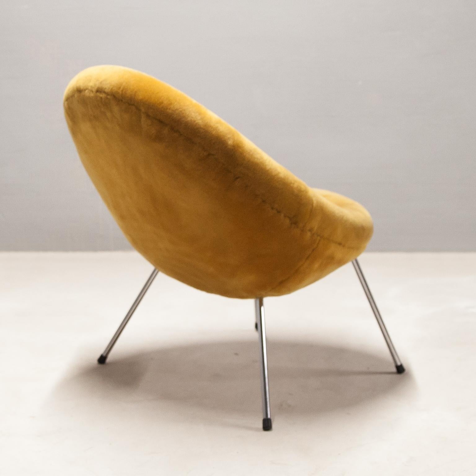 Mid-20th Century Fritz Neth Monsieur Orange Armchair 1950s For Sale