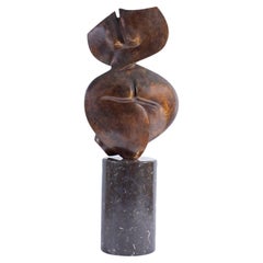 Fritz Olsen Signed 2006 “Double Take” Limited Edition Bronze Nude Sculpture