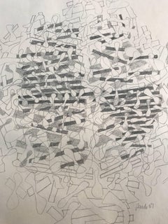 Fritz Rauh Drawing, Dated 1981