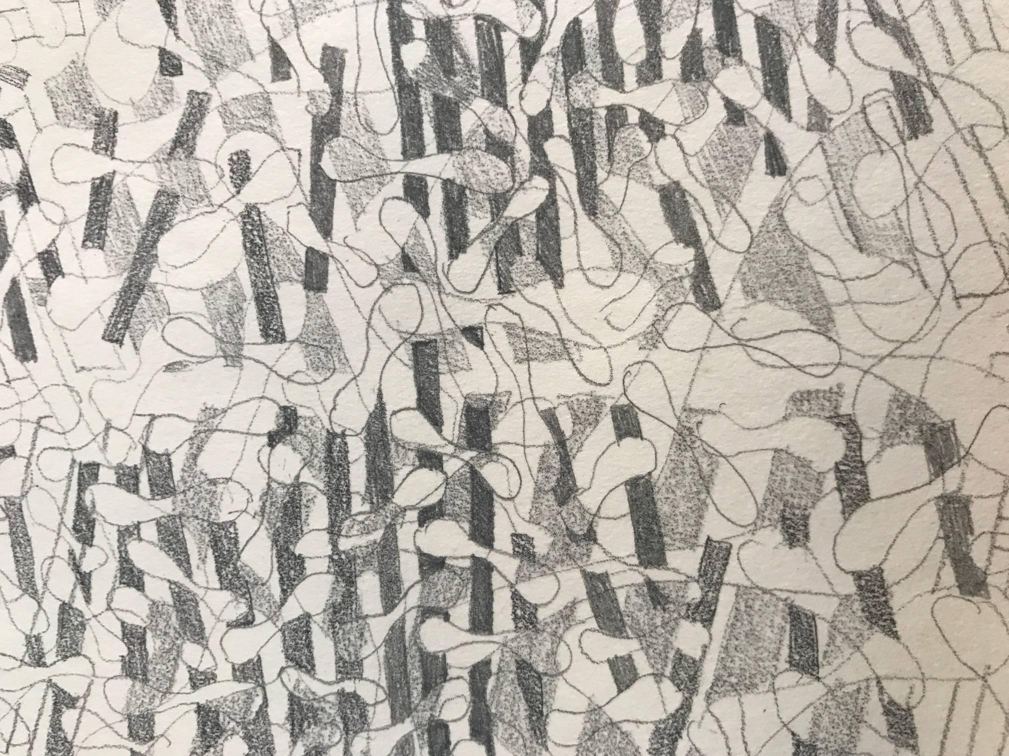 Americano Disegno di Fritz Rauh, datato 1981 in vendita