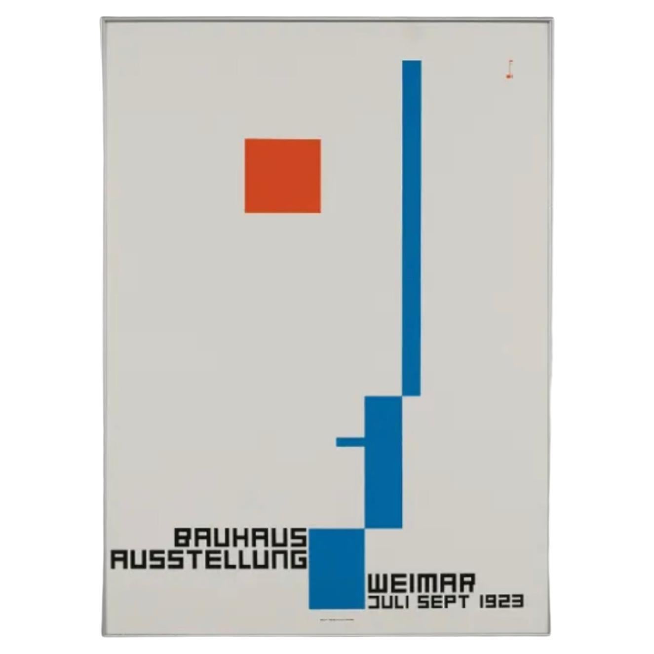 Fritz Schleifer, Bauhaus Ausstellung, 1923, Lithograph, Exhibition Print Weimar For Sale