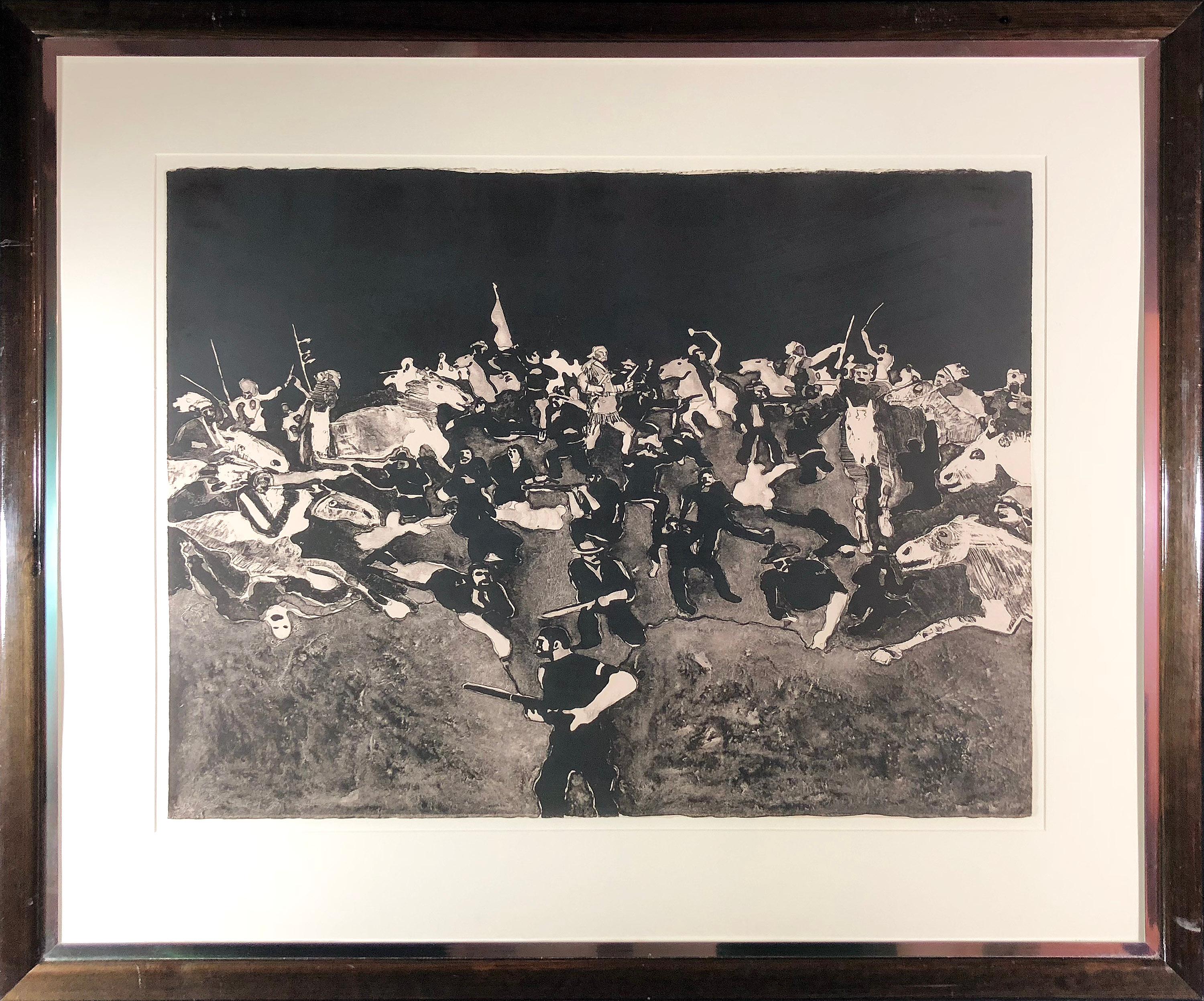 Custer's Last Fight – Print von Fritz Scholder