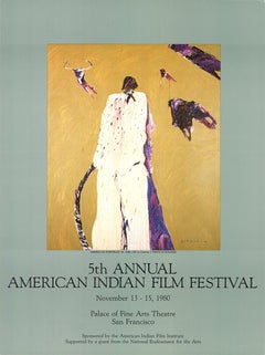 Fritz Scholder '5th Annual American Indian Film Festival' 1980