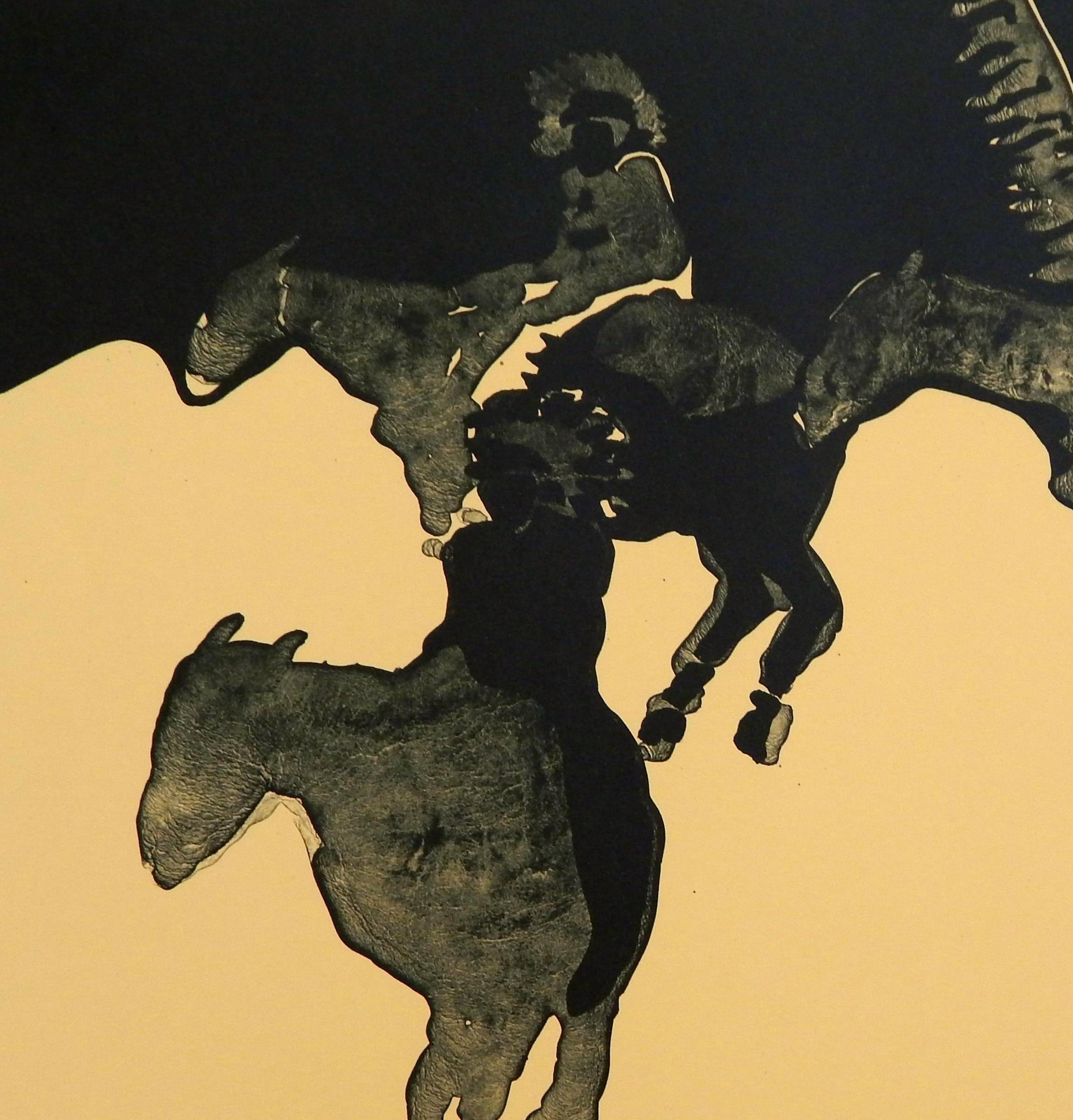 Fritz Scholder Native American Signed Color Lithograph, 1973 4