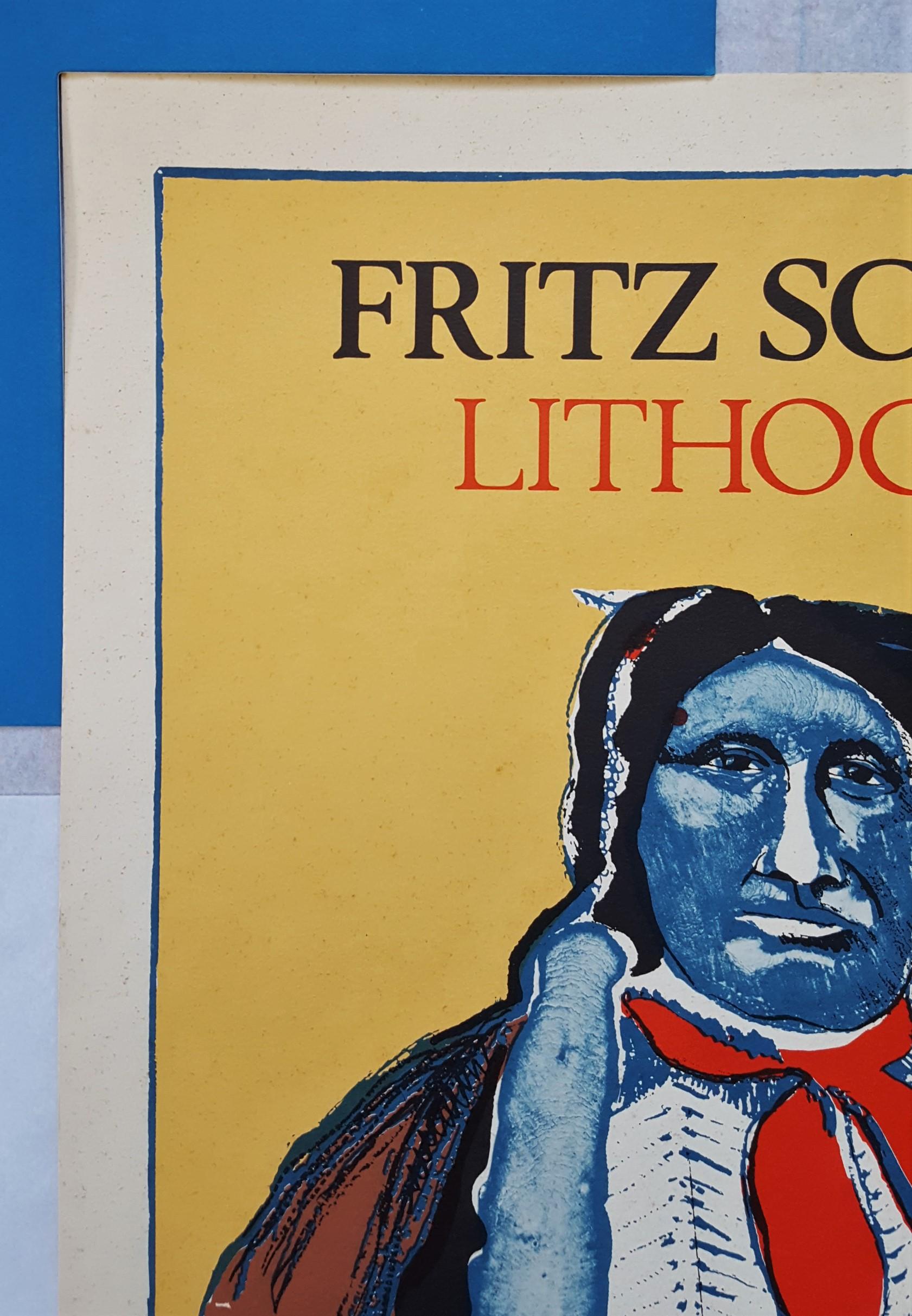 fritz scholder lithographs for sale