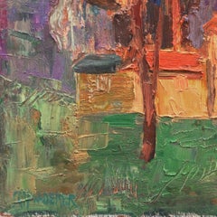 'Country Fall', Berlin Art Academy, German Expressionist Oil, Hirshhorn, LACMA