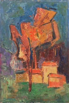 « Country Fall », Académie des arts de Berlin, huile expressionniste allemande, Hirshhorn, LACMA