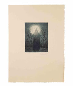 Damon - Acquaforte di Fritz Schwimbeck - 1918