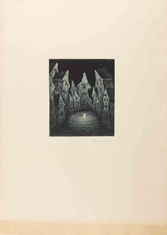 Fibre - Gravure de Fritz Schwimbeck - 1918