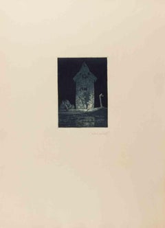 Schatzgraber - Acquaforte di Fritz Schwimbeck - 1918