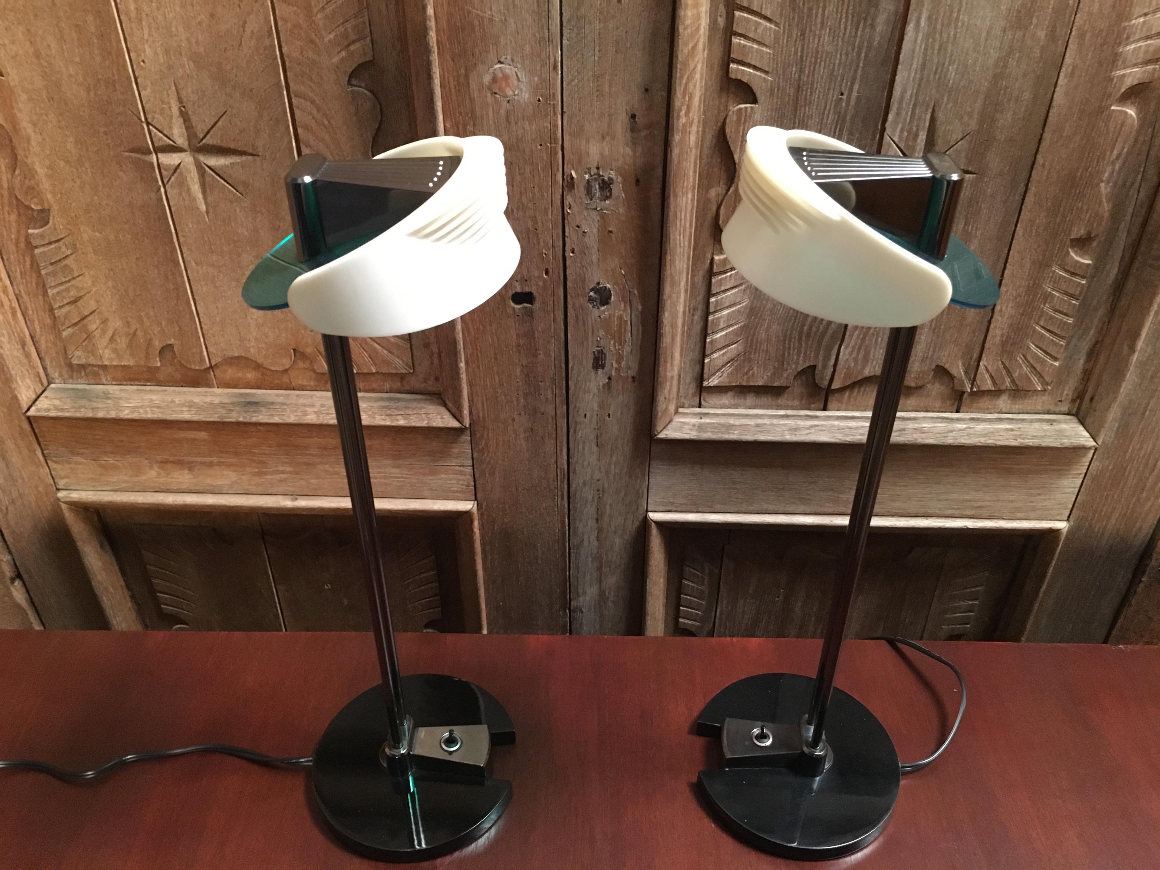 Fritz Table Lamps by Perry King & Santiago Miranda for Arteluce For Sale 2