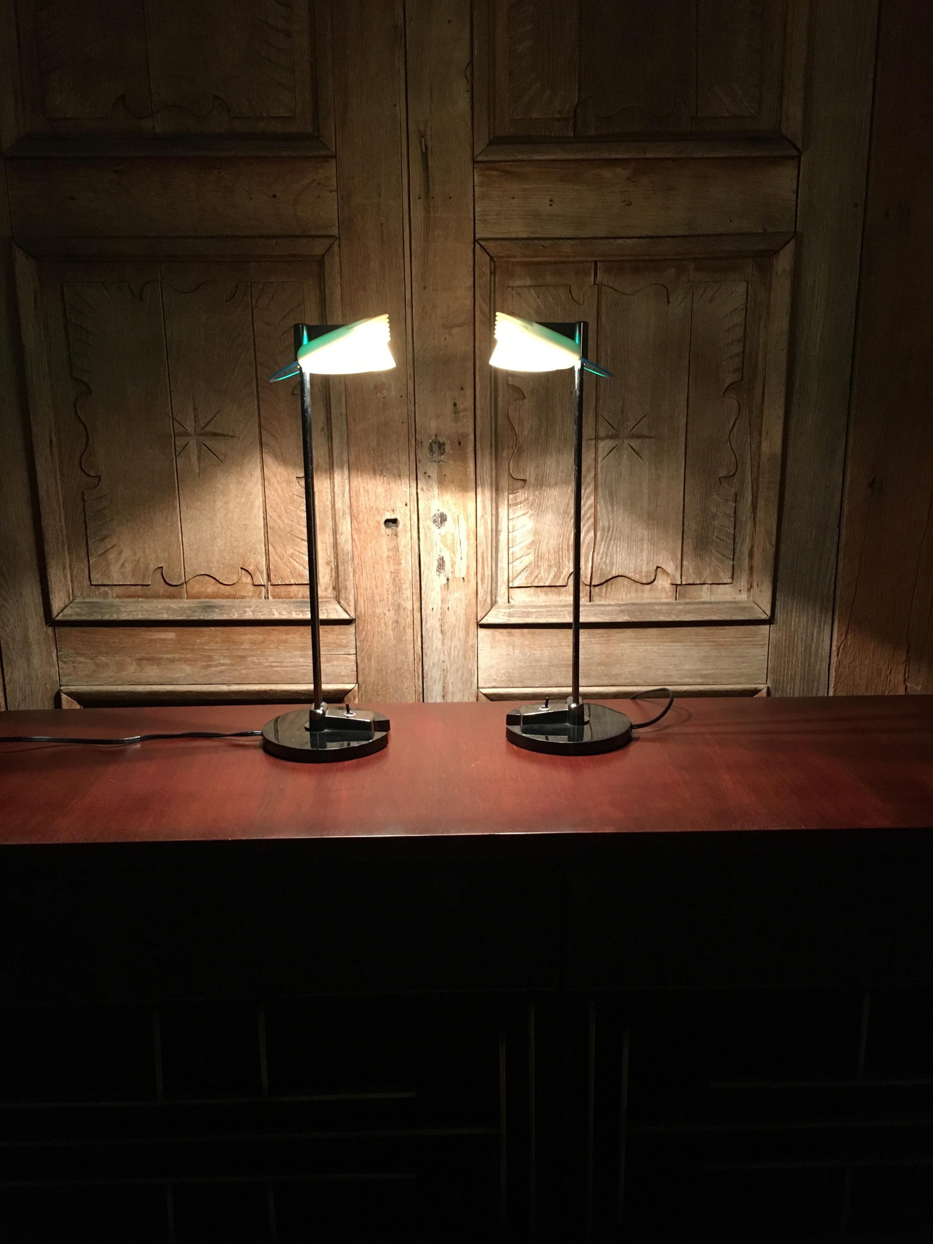 Lampes de table Fritz par Perry King & Santiago Miranda pour Arteluce en vente 6