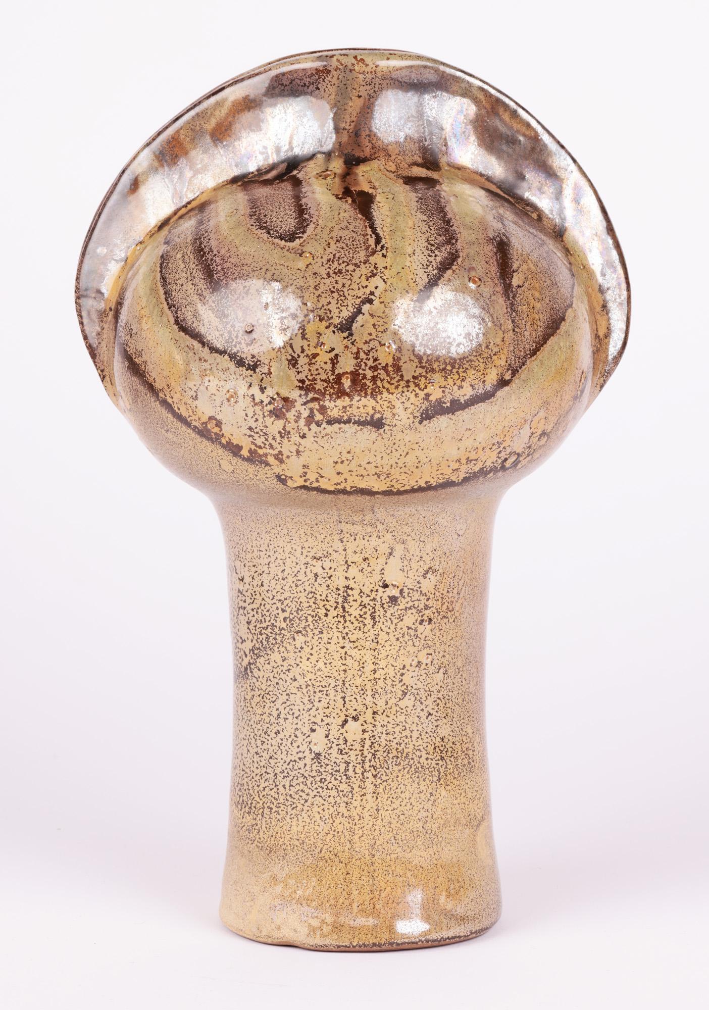 Fritz Van Daalen German Mid-Century Ceramic Sculptural Vase For Sale 9