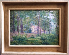 Forest near Meudon (Versailles), Oil on panel by Fritz Van Loo