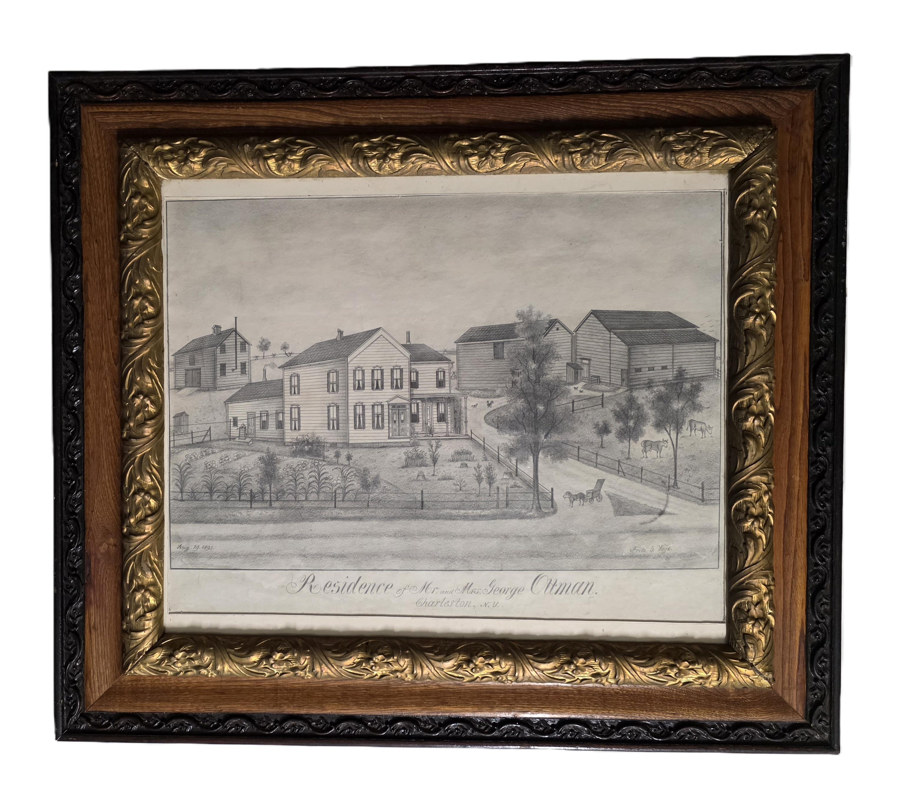 Residence of Mr. and Mrs. Gerge Ottman / Charleston, N.Y.