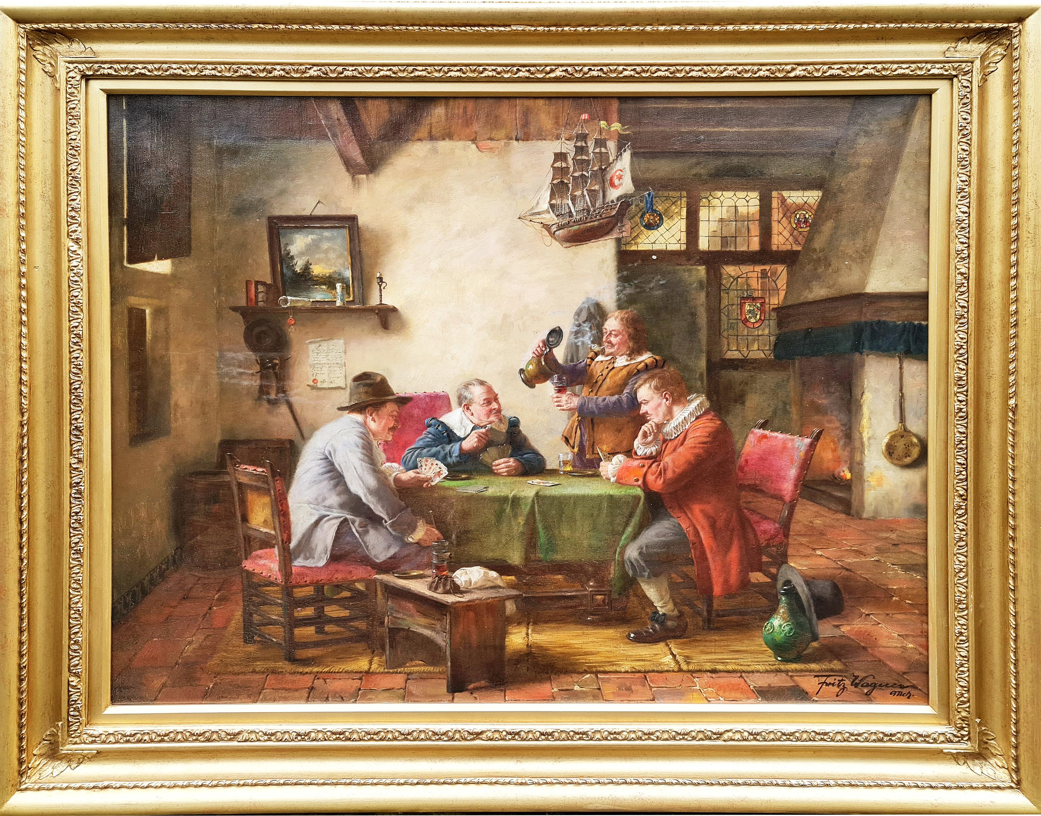 Interior Painting Fritz Wagner - Cartes à jouer
