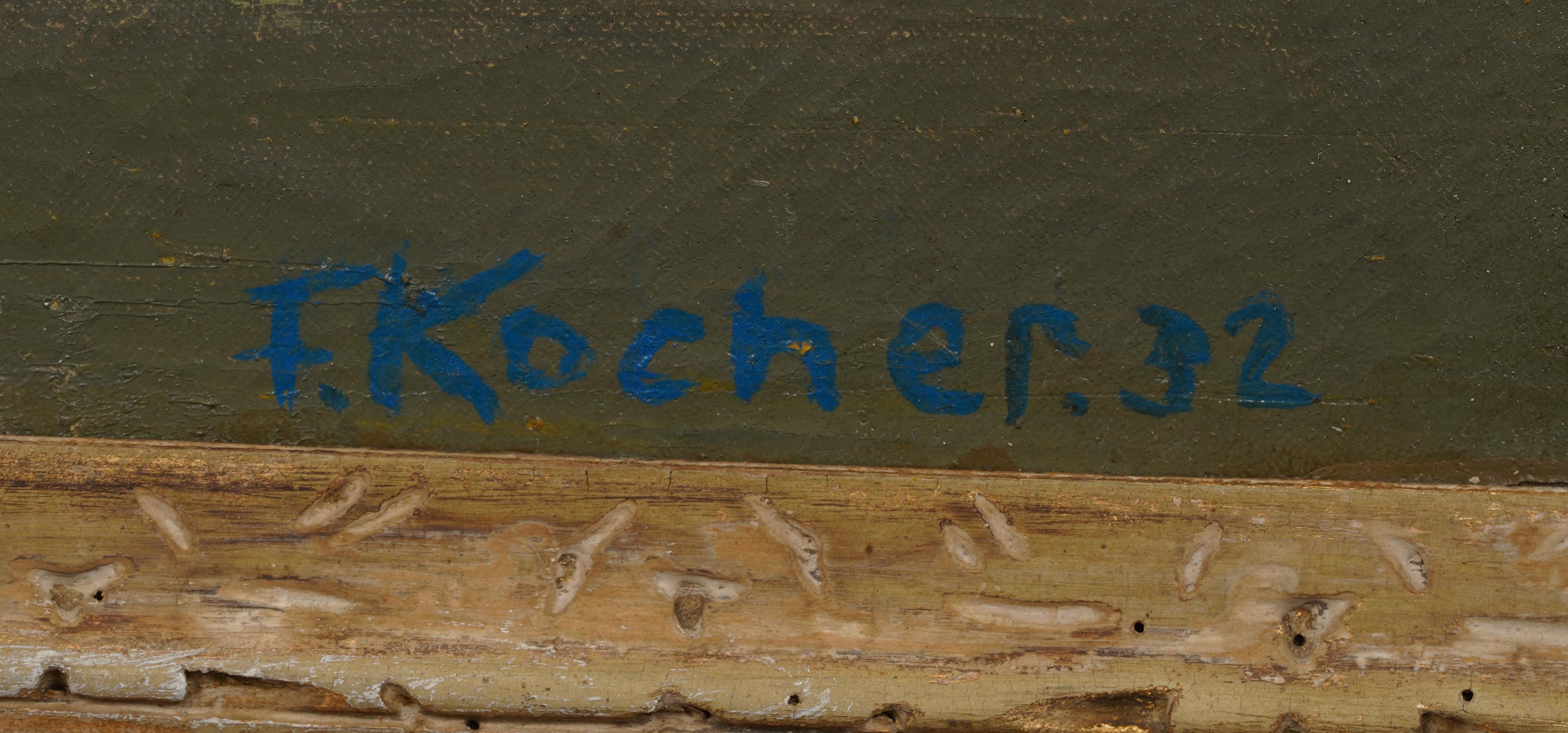 Antike amerikanische Impressionisten Kalifornien Santa Monica große Landschaft gerahmt 5
