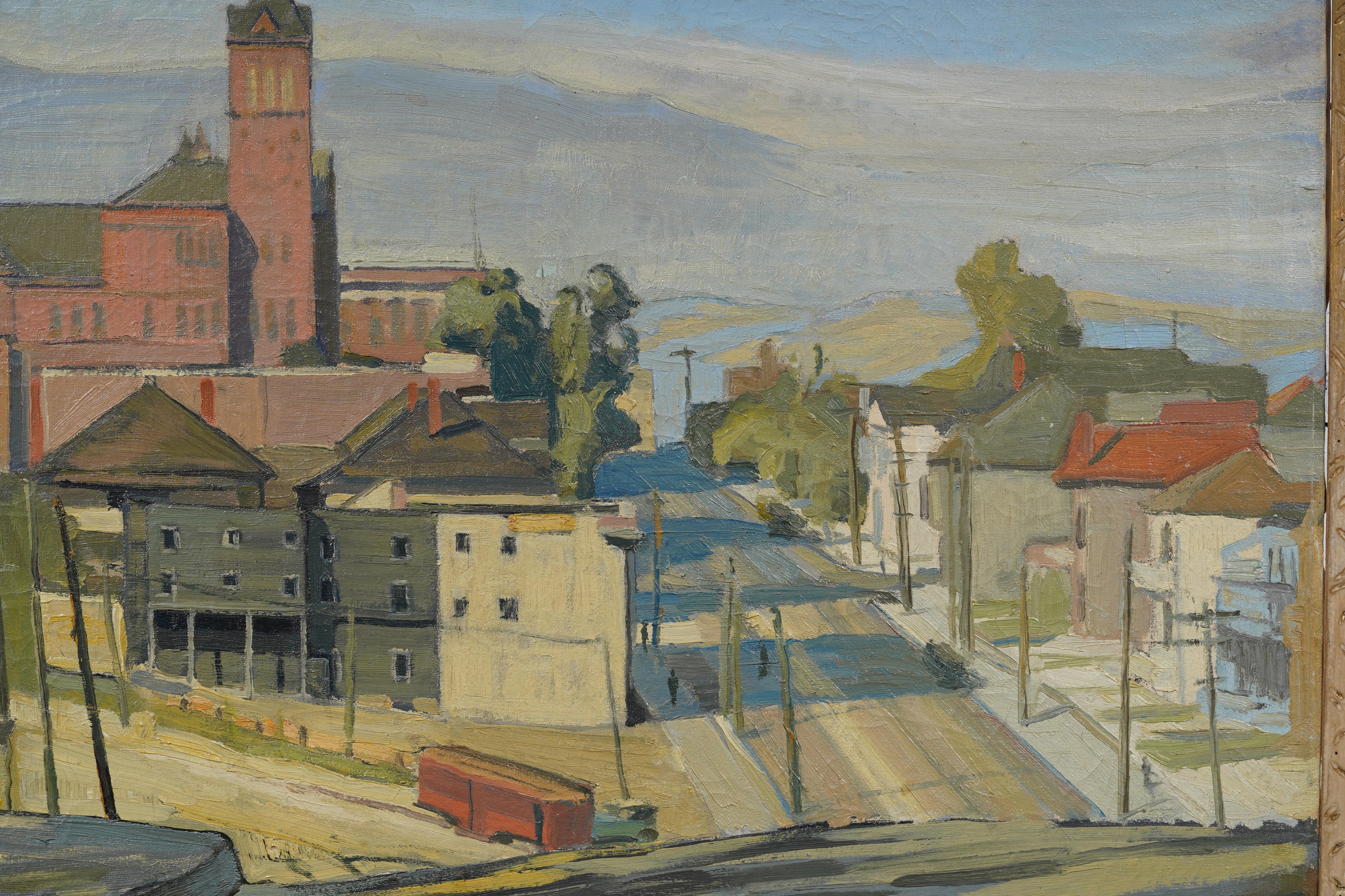 Antike amerikanische Impressionisten Kalifornien Santa Monica große Landschaft gerahmt 4