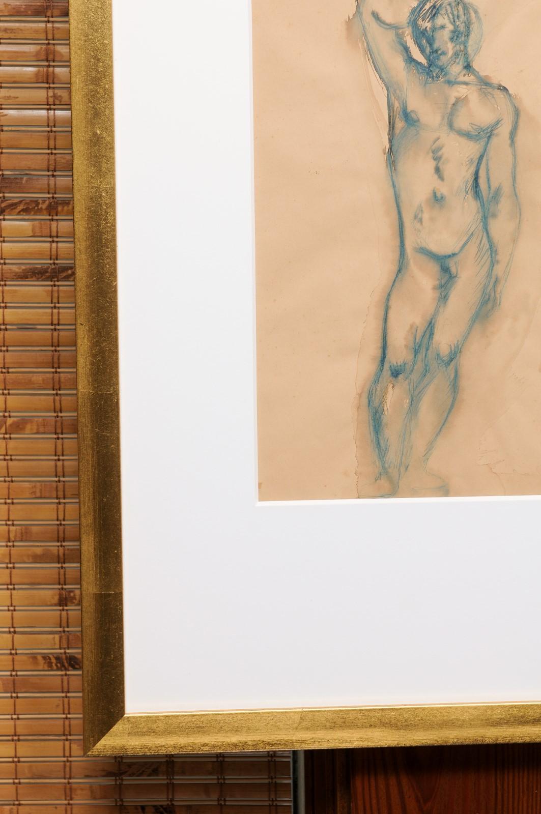 Fritz Wotruba, Untitled 'Nude' In Good Condition For Sale In Atlanta, GA