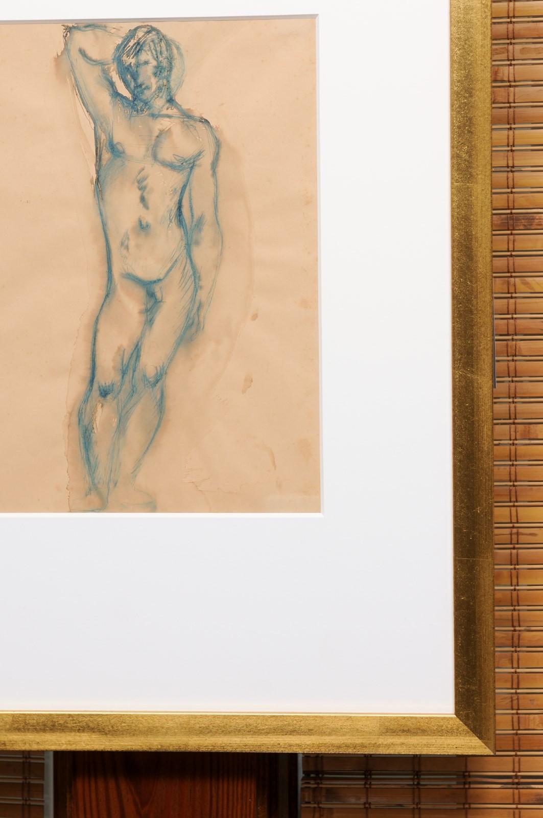 Contemporary Fritz Wotruba, Untitled 'Nude' For Sale