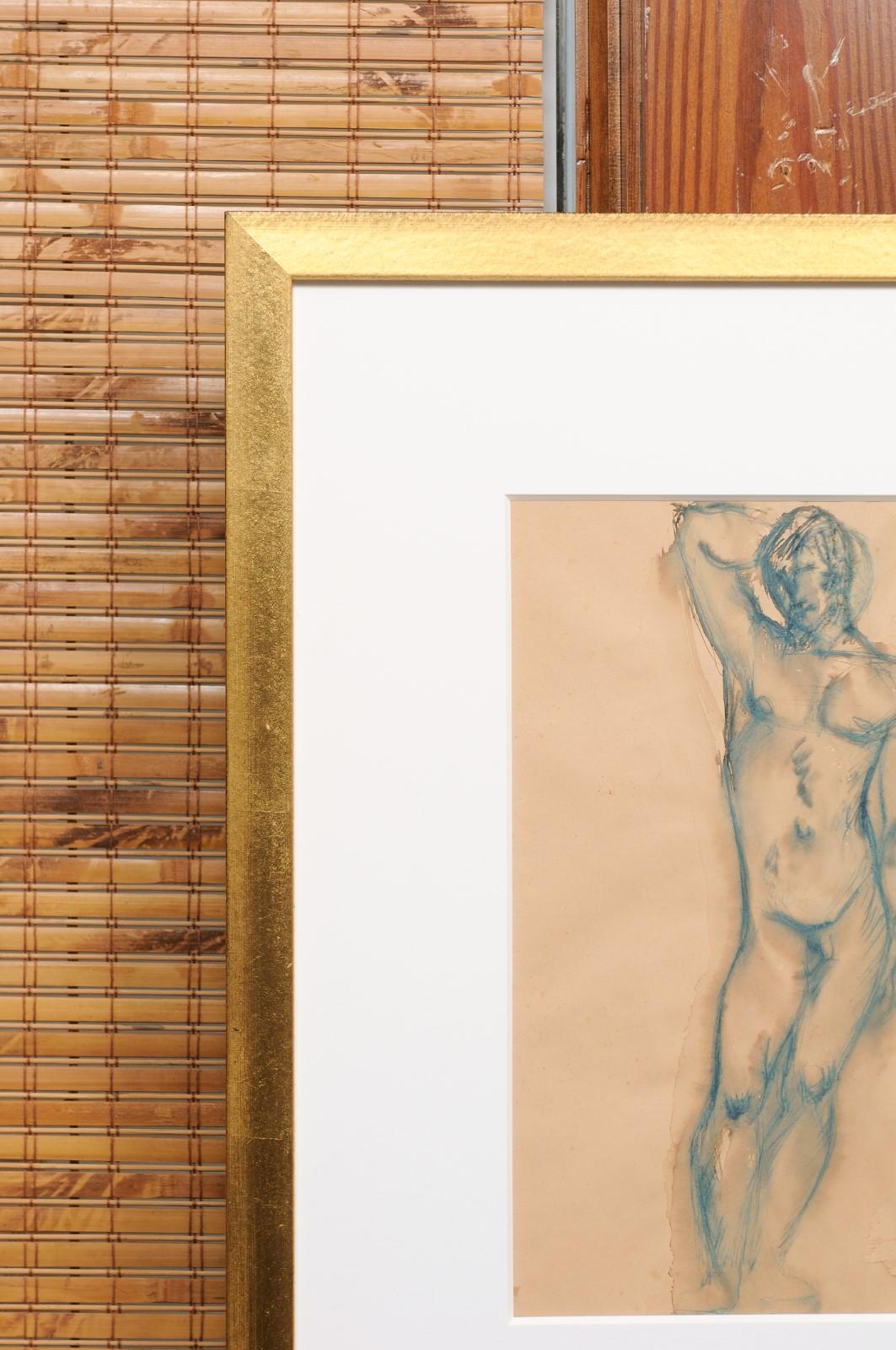 Paper Fritz Wotruba, Untitled 'Nude' For Sale